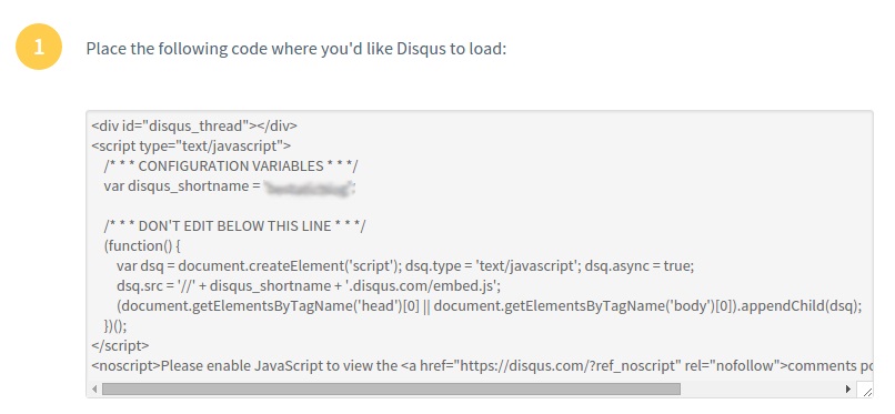 Adicione o Disqus ao seu site